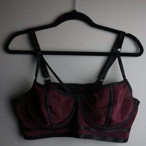 Torrid Mesh Red Adjustable Strappy Bralette